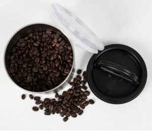 Place coffee in an air-tight container