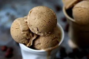 Make ice cream using leftover coffee