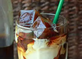 Make coffee ice cubes using leftover coffee