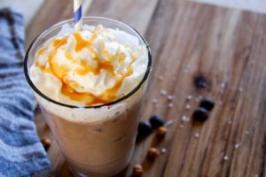 Iced coffee recipes: Salted caramel iced coffee