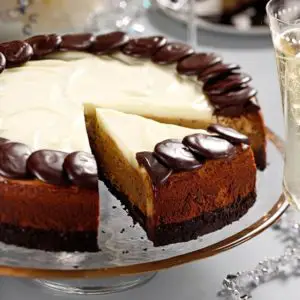 Coffee dessert ideas: Chocolate cappuccino cheesecake