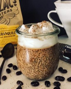 Mocha chia pudding