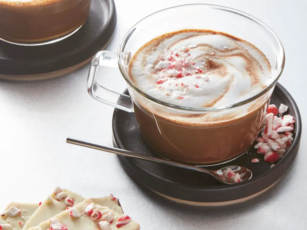 Holiday coffee recipes: Peppermint Mocha Latte