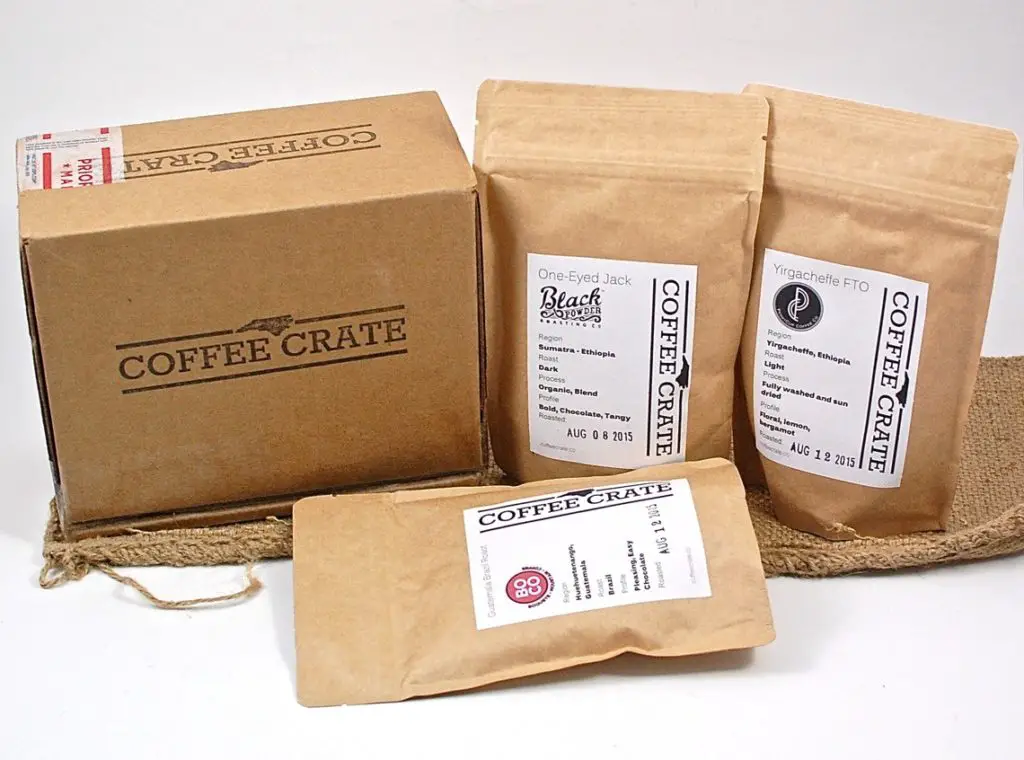 Coffee subscription boxes: Coffee Crate 